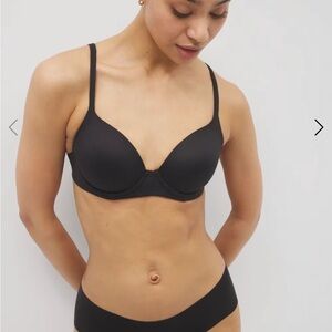 Soma Embraceable Perfect Coverage Bra 34D Black Underwire